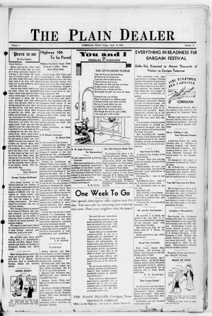 The Plain Dealer (Corrigan, Tex.), Vol. 1, No. 9, Ed. 1 Friday, April 8, 1932