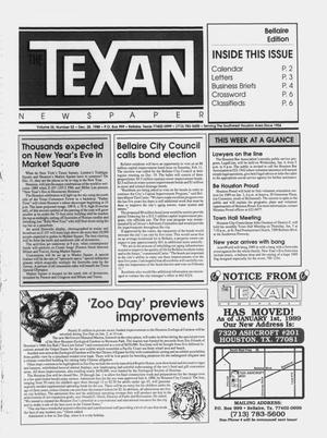 Primary view of object titled 'The Texan Newspaper (Bellaire, Tex.), Vol. 36, No. 52, Ed. 1 Wednesday, December 28, 1988'.