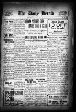The Daily Herald (Weatherford, Tex.), Vol. 19, No. 162, Ed. 1 Saturday, July 20, 1918