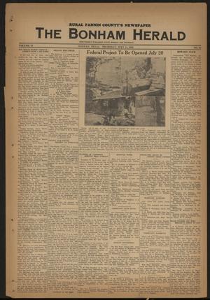The Bonham Herald (Bonham, Tex.), Vol. 11, No. 94, Ed. 1 Thursday, July 14, 1938