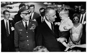 [Lyndon Johnson with a Child]