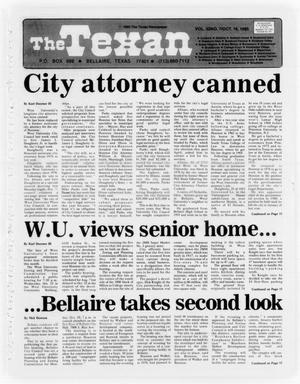 The Texan (Bellaire, Tex.), Vol. 32, No. 07, Ed. 1 Wednesday, October 16, 1985