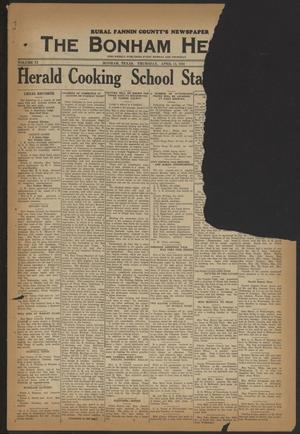 The Bonham Herald (Bonham, Tex.), Vol. 11, No. [68], Ed. 1 Thursday, April 14, 1938
