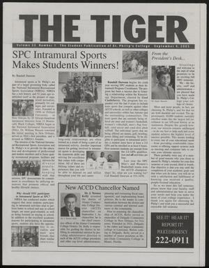 Primary view of object titled 'The Tiger (San Antonio, Tex.), Vol. 55, No. 1, Ed. 1 Tuesday, September 9, 2003'.