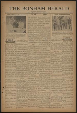 The Bonham Herald (Bonham, Tex.), Vol. 6, No. 14, Ed. 1 Thursday, October 20, 1932