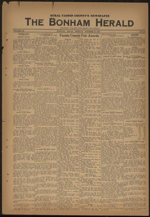 The Bonham Herald (Bonham, Tex.), Vol. 12, No. 21, Ed. 1 Monday, October 24, 1938