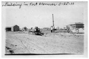 Primary view of object titled 'Building in Port O'Connor, Texas'.