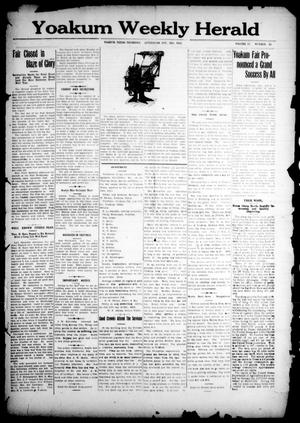 Yoakum Weekly Herald (Yoakum, Tex.), Vol. 17, No. 50, Ed. 1 Thursday, October 16, 1913