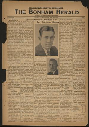 Primary view of object titled 'The Bonham Herald (Bonham, Tex.), Vol. 12, No. 41, Ed. 1 Monday, January 2, 1939'.