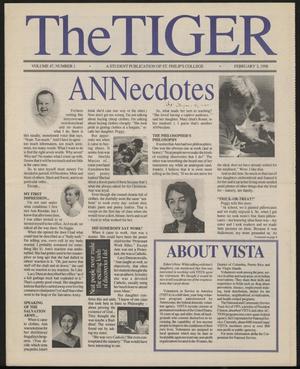 Primary view of object titled 'The Tiger (San Antonio, Tex.), Vol. 47, No. 1, Ed. 1 Tuesday, February 3, 1998'.