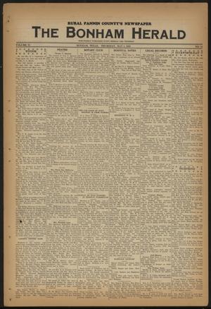 The Bonham Herald (Bonham, Tex.), Vol. 11, No. 74, Ed. 1 Thursday, May 5, 1938