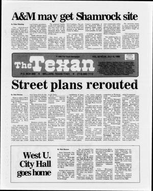 The Texan (Bellaire, Tex.), Vol. 33, No. 44, Ed. 1 Wednesday, July 9, 1986