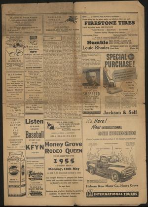 Honey Grove Signal-Citizen (Honey Grove, Tex.), Vol. [64], No. [15], Ed. 1 Friday, April 30, 1954