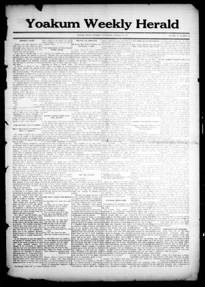 Yoakum Weekly Herald (Yoakum, Tex.), Vol. 18, No. 10, Ed. 1 Thursday, January 22, 1914
