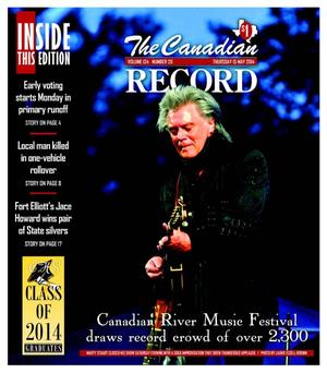 The Canadian Record (Canadian, Tex.), Vol. 124, No. 20, Ed. 1 Thursday, May 15, 2014