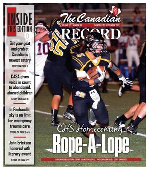 The Canadian Record (Canadian, Tex.), Vol. 122, No. 39, Ed. 1 Thursday, September 27, 2012
