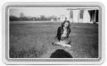 Thumbnail image of item number 1 in: '[Dorothy Katt Sitting on Lawn]'.