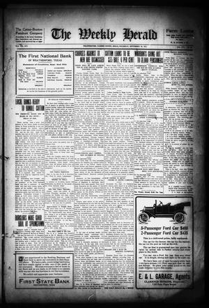The Weekly Herald (Weatherford, Tex.), Vol. 16, No. 18, Ed. 1 Thursday, September 16, 1915