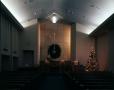 Photograph: [First Christian Church at Christmas]