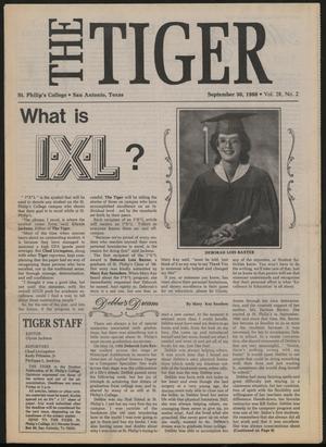 Primary view of object titled 'The Tiger (San Antonio, Tex.), Vol. 28, No. 2, Ed. 1 Friday, September 30, 1988'.