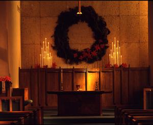 [Altar at Christmas]