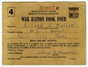 [War Ration Book Four]
