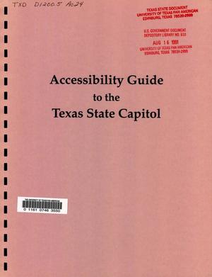 Primary view of object titled 'Accessibility Guide to the Texas State Capitol'.