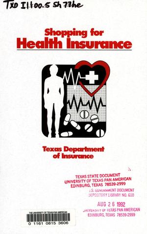 Primary view of object titled 'Shopping for Health Insurance'.