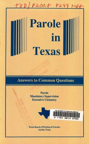 Parole in Texas: Answers to Common Questions