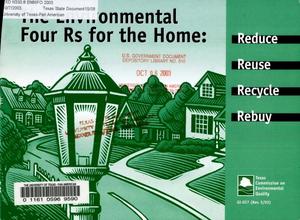 The Environmental Four Rs for the Home: Reduce, Reuse, Recycle, Rebuy