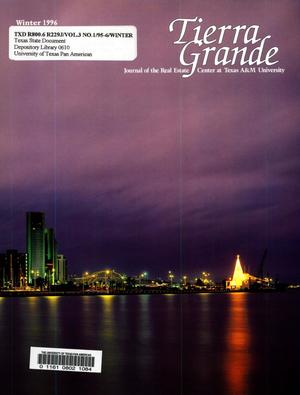 Tierra Grande, Volume 3, Number 1, Winter 1996
