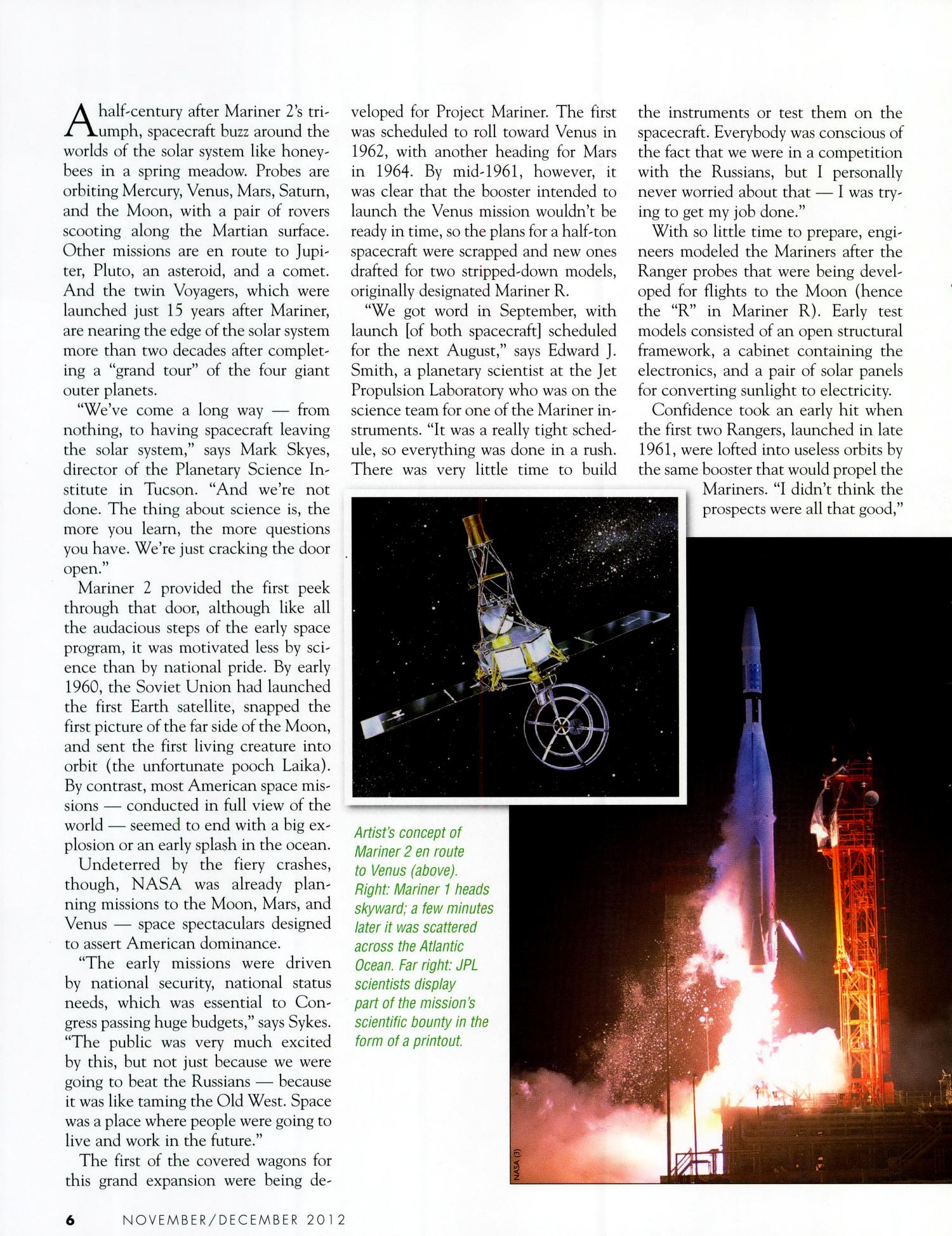StarDate, Volume 40, Number 6, November/December 2012
                                                
                                                    6
                                                
