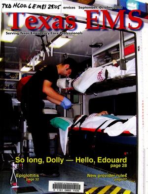 Primary view of object titled 'Texas EMS Magazine, Volume 29, Number 5, September/October 2008'.
