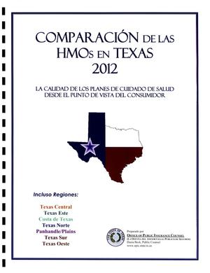 Comparación de las HMOs en Texas, 2012