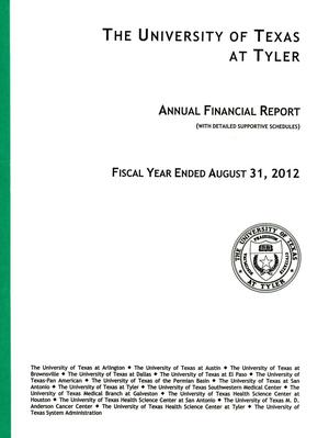 Primary view of object titled 'University of Texas at Tyler Annual Financial Report: 2012'.
