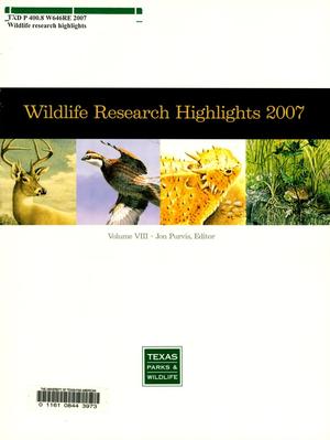 Wildlife Research Highlights, Volume 8, 2007