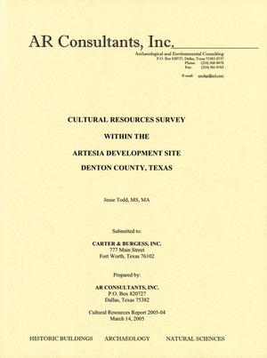 Cultural Resources Survey within the Artesia Development Site