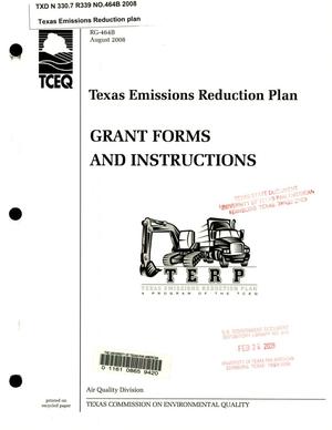 Grant Forms and Instructions: Texas Emissions Reduction Plan
