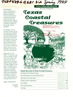 Primary view of object titled 'Texas Coastal Treasures, Volume 3, Number 2, Spring 1999'.
