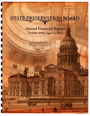 Texas State Preservation Board Annual Financial Report: 2013
