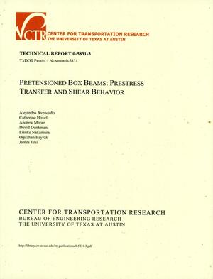 Pretension Box Beams: Prestress Transfer and Shear Behavior