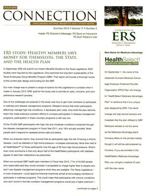 Your ERS Connection, Volume 17, Number 2, Summer 2012