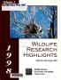 Thumbnail image of item number 1 in: 'Wildlife Research Highlights, Volume 3, 1998'.
