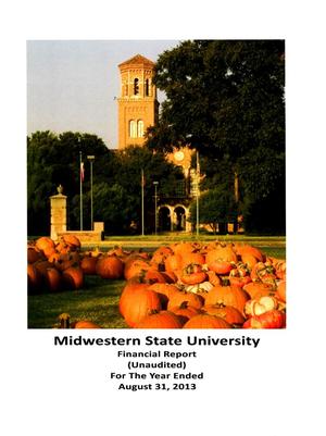 Primary view of object titled 'Midwestern State University Annual Financial Report: 2013'.