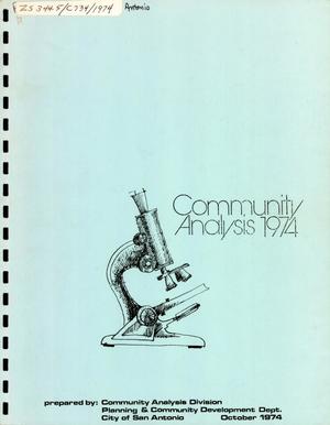 Community Analysis 1974