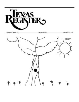 Primary view of object titled 'Texas Register, Volume 40, Number 35, Pages 5379-5548, August 28, 2015'.