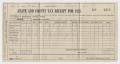 Primary view of [Tax Receipt for K.B. Legett]