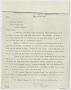 Primary view of [Letter from K.K. Legett to David S. Houston - December 19, 1905]