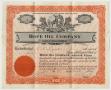 Primary view of [Hope Oil Company Stock Certificate]