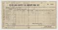 Primary view of [Tax Receipt for J.E. Johnson]